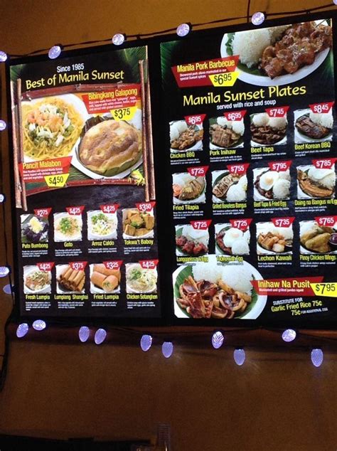 MANILA SUNSET GRILLE, Rancho Cucamonga.